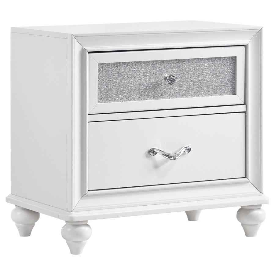 Barzini 5-piece Eastern King Bedroom Set White