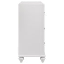Barzini 7-drawer Dresser White