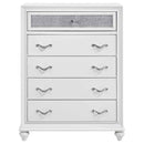 Barzini 5-drawer Bedroom Chest White