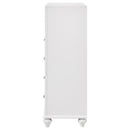 Barzini 5-drawer Bedroom Chest White