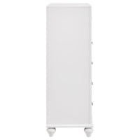 Barzini 5-drawer Bedroom Chest White