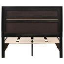 Miranda 51-inch Wood Full Storage Panel Bed Black