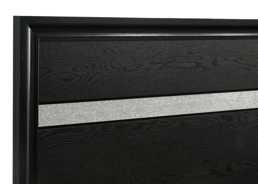 Miranda 4-piece California King Bedroom Set Black
