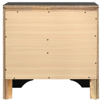 Miranda 3-drawer Nightstand Bedside Table Black