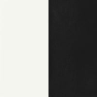Retro 5-piece Oval Dining Table Set White and Black