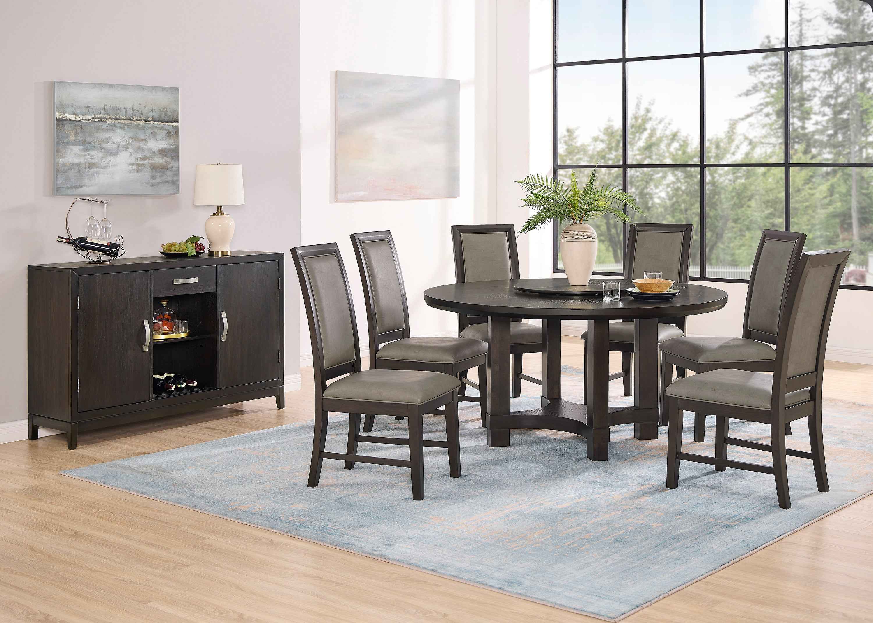 JEFFRIES 2070-5P (5-Piece Dining Set)