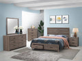 Home & Sleep Outlet - Brantford 4-piece Eastern King Bedroom Set Coastal White