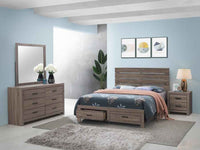 Brantford 4-piece Queen Bedroom Set Barrel Oak