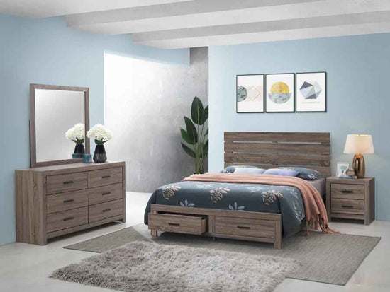 Brantford 4-piece Queen Bedroom Set Barrel Oak