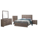 Brantford 5-piece Eastern King Bedroom Set Barrel Oak