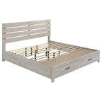 Home & Sleep Outlet - Brantford 4-piece Eastern King Bedroom Set Coastal White