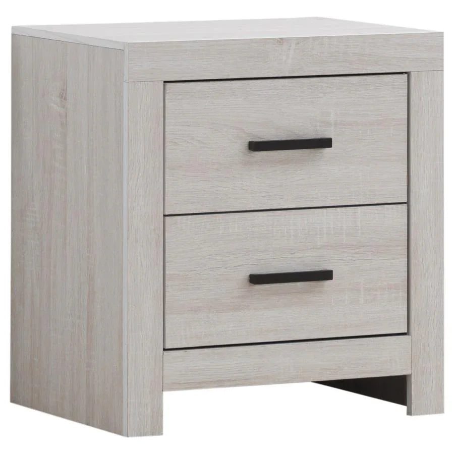 Home & Sleep Outlet - Brantford 4-piece Eastern King Bedroom Set Coastal White