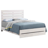 Brantford Wood Queen Panel Bed Coastal White