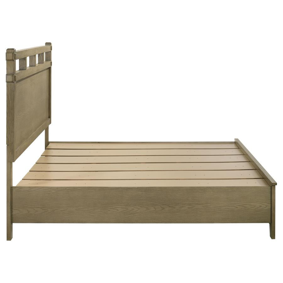 Home & Sleep Outlet - Hazlewood 59-inch Eastern King Storage Bed Vineyard Oak