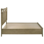 Home & Sleep Outlet - Hazlewood 59-inch Queen Panel Storage Bed Vineyard Oak