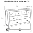 Hazlewood 4-piece Eastern King Bedroom Set Vineyard Oak