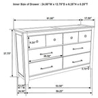 Hazlewood 5-piece Eastern King Bedroom Set Vineyard Oak