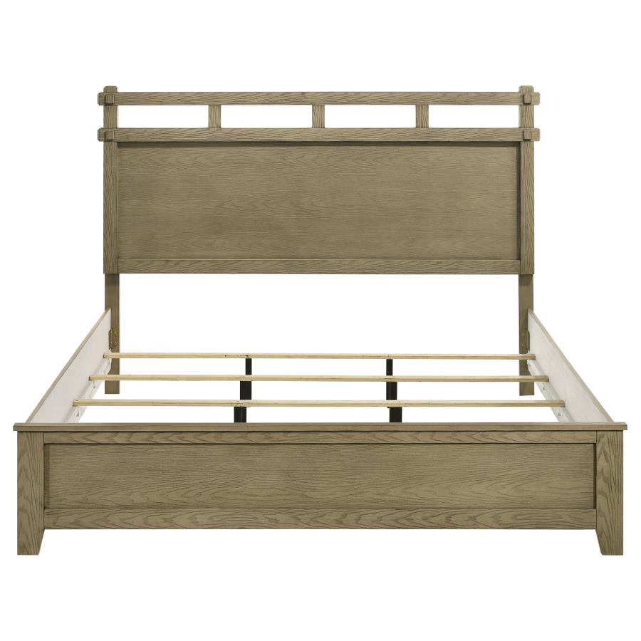 Home & Sleep Outlet - Hazlewood 61-inch Eastern King Panel Bed Vineyard Oak