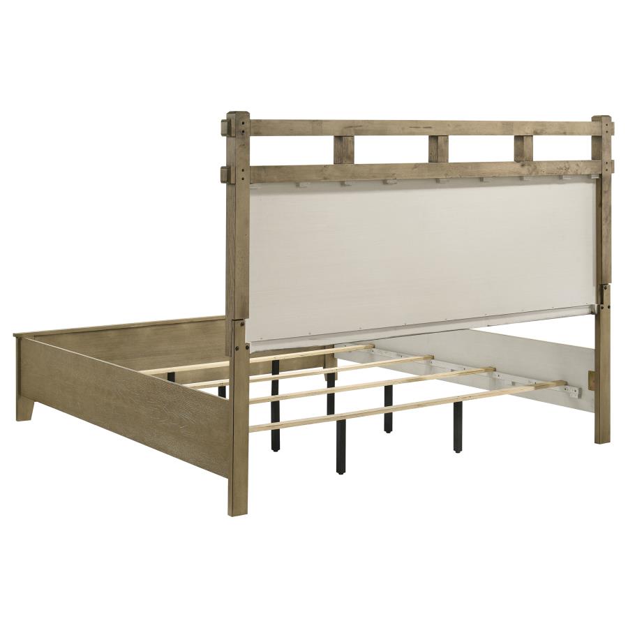 Home & Sleep Outlet - Hazlewood 61-inch Eastern King Panel Bed Vineyard Oak
