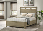 Home & Sleep Outlet - Hazlewood 61-inch Queen Panel Bed Vineyard Oak