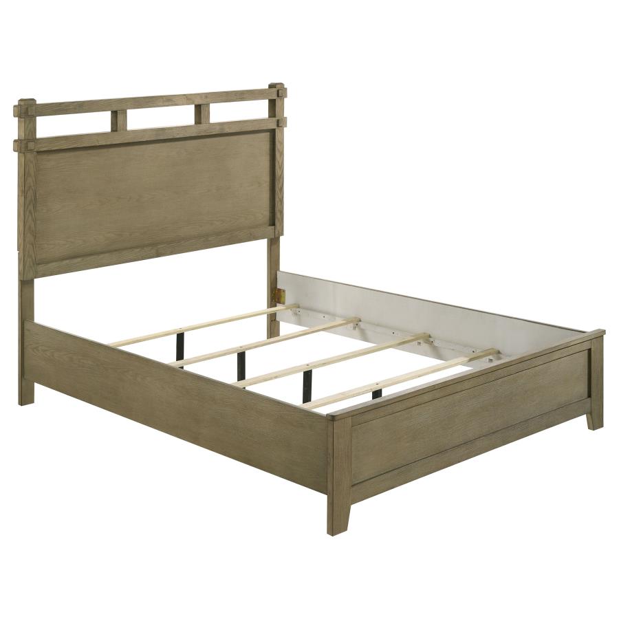 Home & Sleep Outlet - Hazlewood 61-inch Queen Panel Bed Vineyard Oak