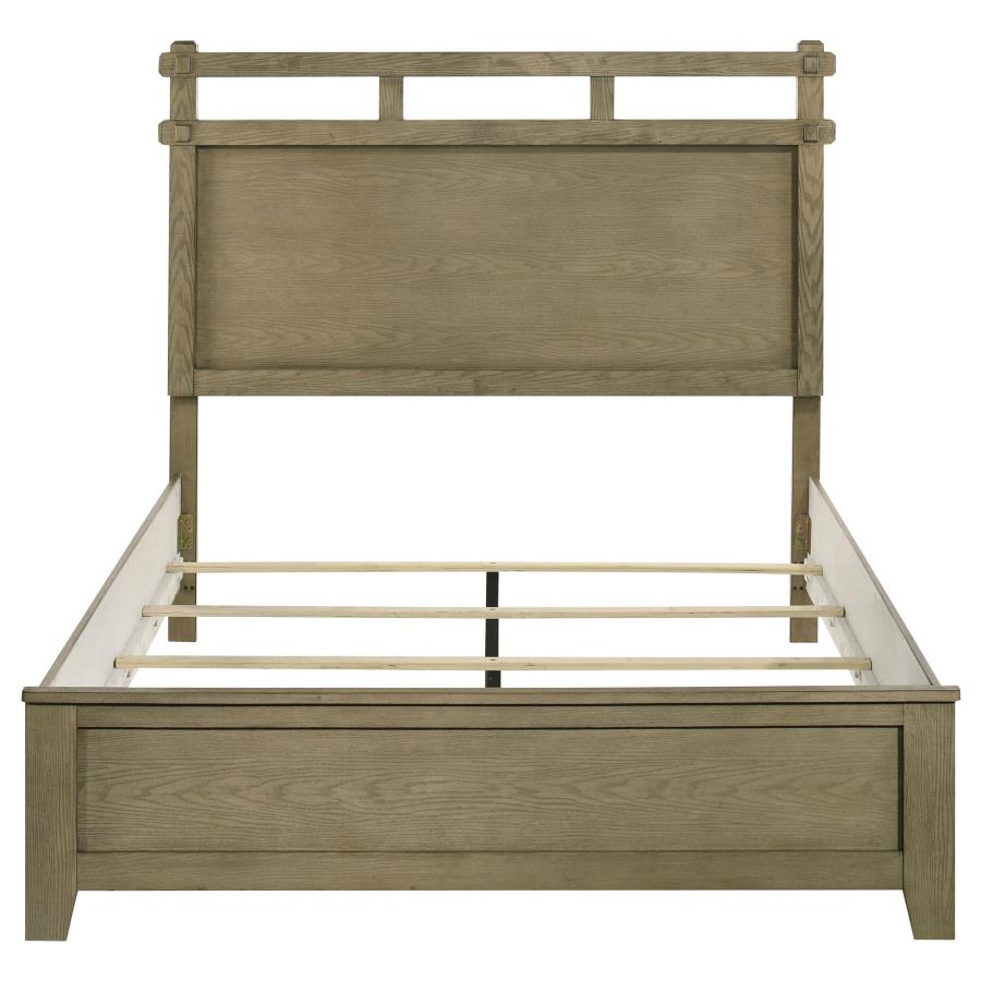 Home & Sleep Outlet - Hazlewood 61-inch Queen Panel Bed Vineyard Oak