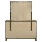 Home & Sleep Outlet - Hazlewood 6-drawer Bedroom Dresser with Mirror Vineyard Oak