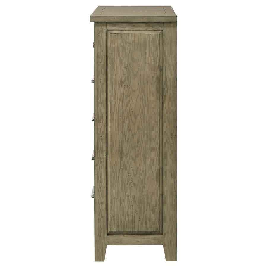 Hazlewood 5-drawer Bedroom Chest of Drawers Vineyard Oak
