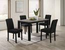 RESIA 2120BK-5P (5-Piece Dining Set)
