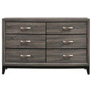 Watson Four-piece Full Bedroom Set Grey Oak
