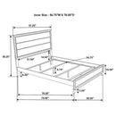 Watson Five-piece Full Bedroom Set Grey Oak