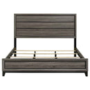 Watson Wood Eastern King Panel Bed Grey Oak