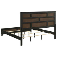 Watson Wood Eastern King Panel Bed Grey Oak