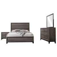 Watson Four-piece California King Bedroom Set Grey Oak