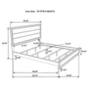 Watson Four-piece California King Bedroom Set Grey Oak