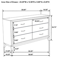Watson Five-piece California King Bedroom Set Grey Oak