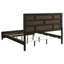 Watson Wood California King Panel Bed Grey Oak