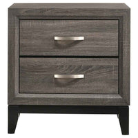 Watson Four-piece Twin Bedroom Set Grey Oak
