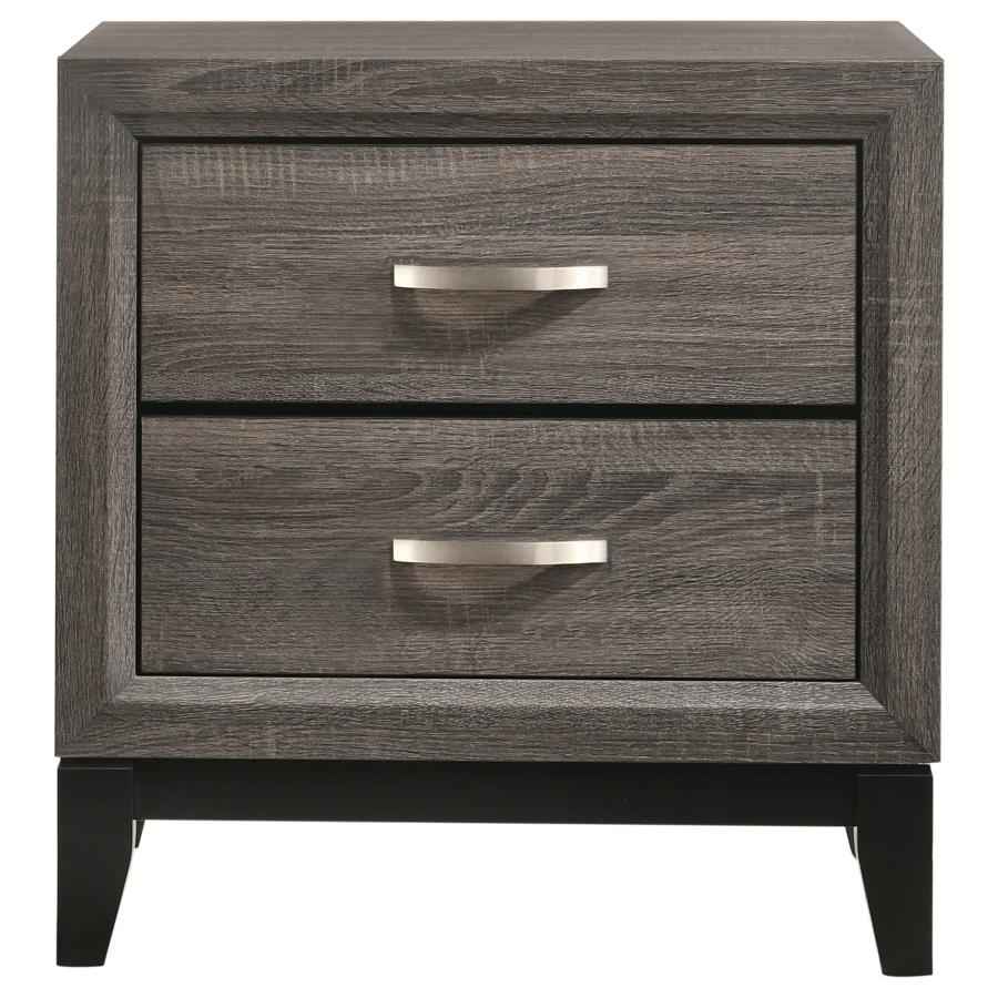 Watson Four-piece Twin Bedroom Set Grey Oak