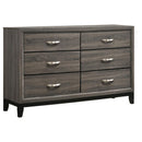 Watson Five-piece Twin Bedroom Set Grey Oak