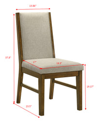 HOLLISTER 2153-4071-7P (8-Piece Dining Set)