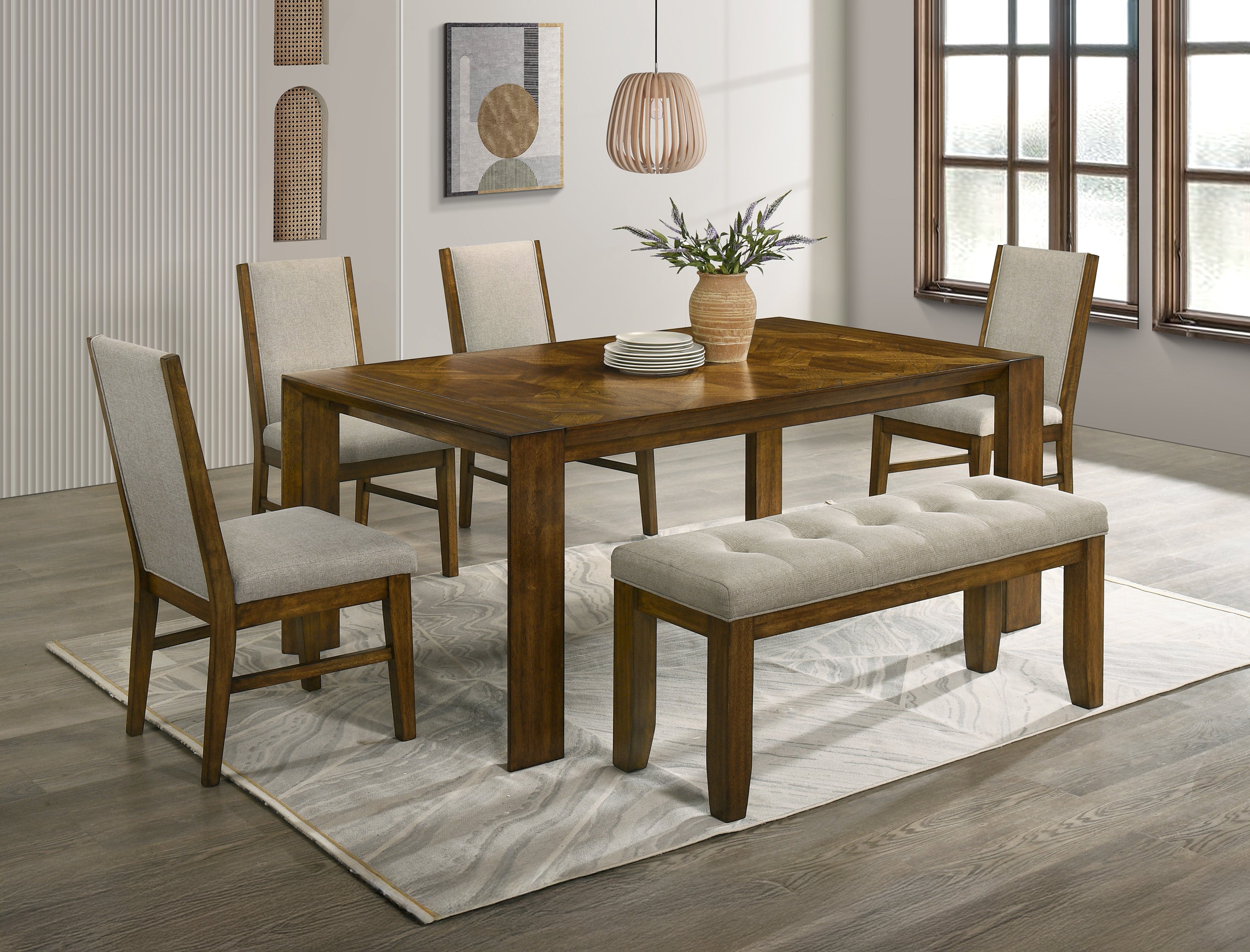 HOLLISTER 2153-6P (7-Piece Dining Set)