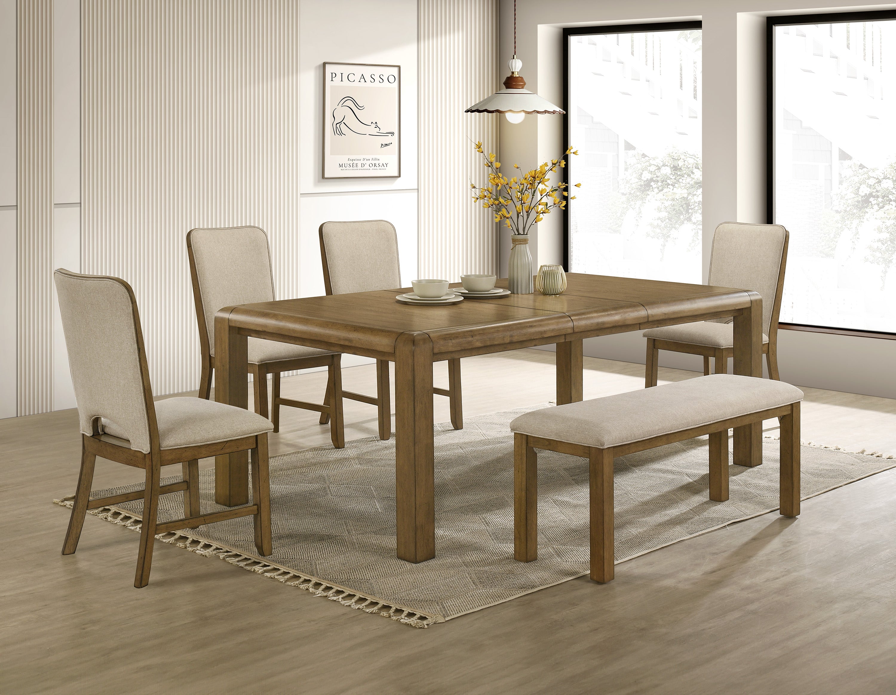 COCKRELL 2156-6P (6-Piece Dining Set)