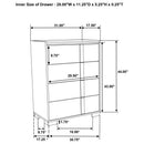 Hyland 4-drawer Chest of Drawers Natural