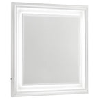 Cassia 5-piece Eastern King LED Bedroom Set White High Gloss