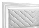 Cassia 4-piece Queen LED Bedroom Set White High Gloss