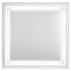 Cassia 5-piece Queen LED Bedroom Set White High Gloss