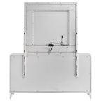 Home & Sleep Outlet - Cassia 6-drawer Dresser Cabinet with Mirror White High Gloss