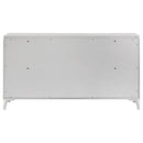 Cassia 6-drawer Bedroom Dresser Cabinet White High Gloss