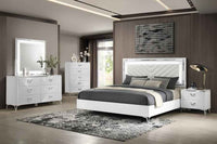 Cassia Dresser Mirror White High Gloss